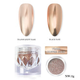 Mirror Metallic Nail Chrome Powder - VM05 Coffee Gold
